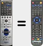 Télécommande pour remplacer RC-721S (24140721)