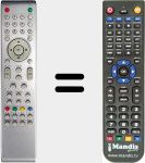Télécommande pour remplacer REMCON047
