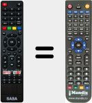 Télécommande pour remplacer SA32S47N