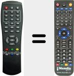 T&eacute;l&eacute;commande pour remplacer 060593 (ver. 2)