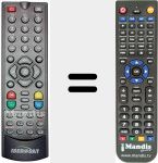 T&eacute;l&eacute;commande pour remplacer REMCON1270