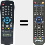 T&eacute;l&eacute;commande pour remplacer 3096 (TRI220)