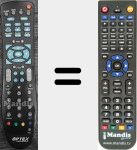 T&eacute;l&eacute;commande pour remplacer OPT003