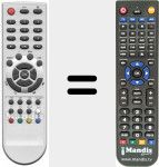 T&eacute;l&eacute;commande pour remplacer REMCON1058