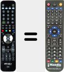 T&eacute;l&eacute;commande pour remplacer 709976