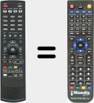 T&eacute;l&eacute;commande pour remplacer RCHD9600
