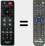 T&eacute;l&eacute;commande pour remplacer RM-KS