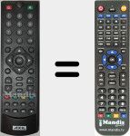 T&eacute;l&eacute;commande pour remplacer RS0620M