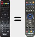 T&eacute;l&eacute;commande pour remplacer RT0302HDM (RT0302HD)