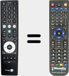 Télécommande pour remplacer BBOX