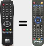 Télécommande pour remplacer EasyHomeTDTblack