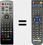 T&eacute;l&eacute;commande pour remplacer Cahors001