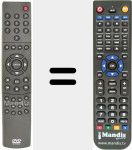 Télécommande pour remplacer REMCON327