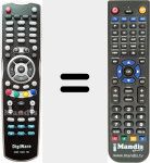 Télécommande pour remplacer DSR 3000 HD