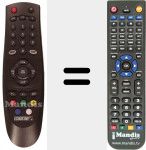 T&eacute;l&eacute;commande pour remplacer REMCON680