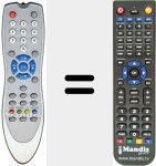 Télécommande pour remplacer REMCON337