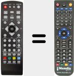 Télécommande pour remplacer REMCON1409