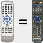 Télécommande pour remplacer REMCON231