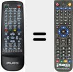 Télécommande pour remplacer REMCON714