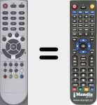 T&eacute;l&eacute;commande pour remplacer HOF07A693D11