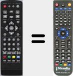 T&eacute;l&eacute;commande pour remplacer D81001307