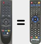 T&eacute;l&eacute;commande pour remplacer DSB707