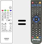 T&eacute;l&eacute;commande pour remplacer FB 32 ATS