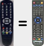 T&eacute;l&eacute;commande pour remplacer IRD410
