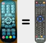 T&eacute;l&eacute;commande pour remplacer 014500020