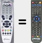 T&eacute;l&eacute;commande pour remplacer 530T