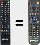 T&eacute;l&eacute;commande pour remplacer HD51