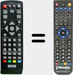 T&eacute;l&eacute;commande pour remplacer TDTPOR001