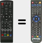 Télécommande pour remplacer HD-999 (ver. 1)