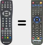 T&eacute;l&eacute;commande pour remplacer ICubeXDiv35XPRECHIGH