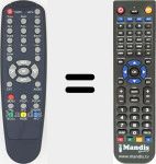 T&eacute;l&eacute;commande pour remplacer IRD420T