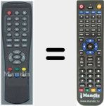 Télécommande pour remplacer RCT3