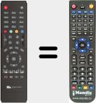 T&eacute;l&eacute;commande pour remplacer JEPS001