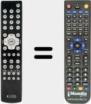 T&eacute;l&eacute;commande pour remplacer REMCON1386