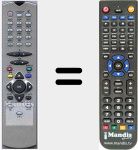 T&eacute;l&eacute;commande pour remplacer RC2549