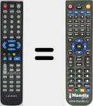 T&eacute;l&eacute;commande pour remplacer DV141