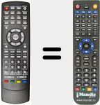 T&eacute;l&eacute;commande pour remplacer REMCON397