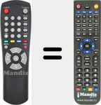 T&eacute;l&eacute;commande pour remplacer MF5900215A