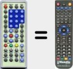 T&eacute;l&eacute;commande pour remplacer MF51002