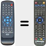 Télécommande pour remplacer REMCON890