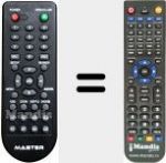 T&eacute;l&eacute;commande pour remplacer DV01