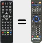 Télécommande pour remplacer 476030