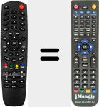 T&eacute;l&eacute;commande pour remplacer NA1000HD