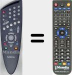 T&eacute;l&eacute;commande pour remplacer 262584961