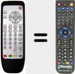 T&eacute;l&eacute;commande pour remplacer REMCON720