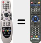 T&eacute;l&eacute;commande pour remplacer REMCON1334